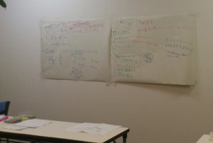 緑を真ん中にPIC事務局ミーティング♪