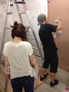 第２回目ペンキ塗りワークショップ♪