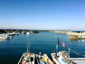 12月の尾崎漁港は変わらず穏やかで、 なんとも美しい