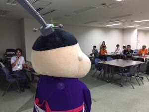 ゲストは大津市のゆるキャラ「おおつ光ル」くん★