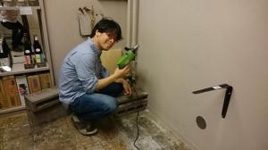 Give&gift：カウンター席を作りました！