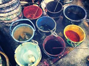 堺市中央区「注染 和晒（ちゅうせん わざらし）」工場を見学