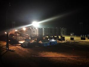 奈良県、曽爾村の維新派の公演へ