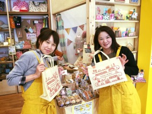 堺市障害者支援課さんとの福祉のミライ教室の販売会♫