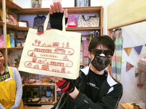 堺市障害者支援課さんとの福祉のミライ教室の販売会♫