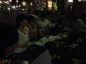 夜のピクニック@六甲アイランド