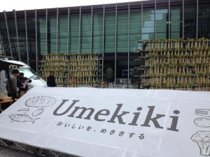 宮崎県の白首大根、 配りまくってまーす！！＠グランフロント大阪 Umekiki