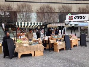 宮崎県の白首大根、 配りまくってまーす！！＠グランフロント大阪 Umekiki