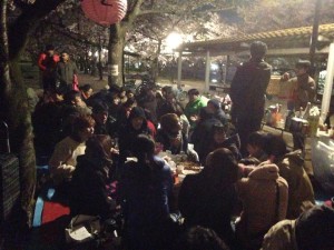 子供鉅人×インセクツの恒例のお花見大会☆