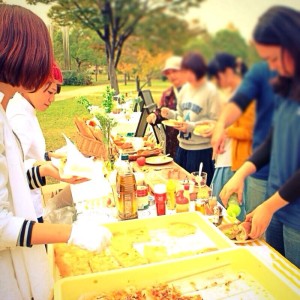 六甲アイランドでのピクニックが大盛況♪