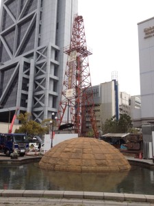 人口島で温泉！？