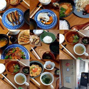 杉本町みんな食堂の8月のメニュー