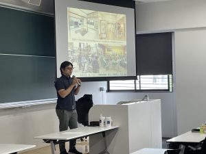近畿大学の授業ゲストは、ＵＲ都市機構の小正茂樹さん！