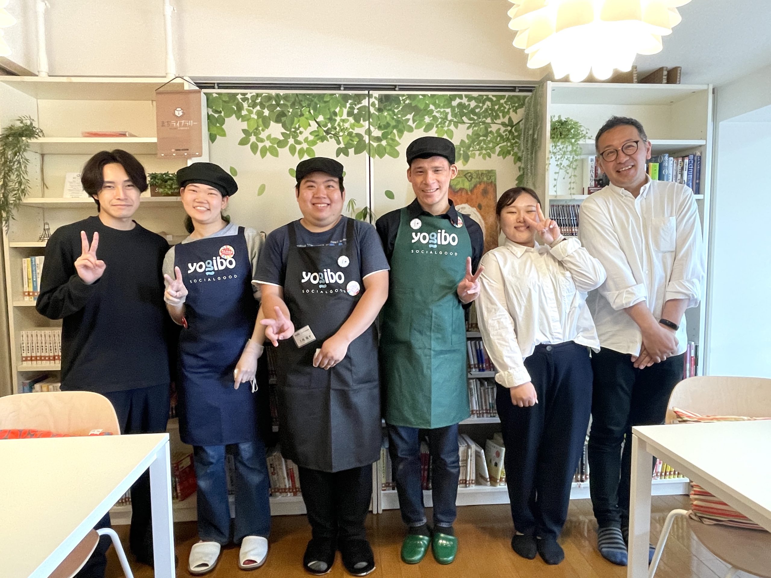 Yogibo社の新入社員さんが、杉本町みんな食堂へ！